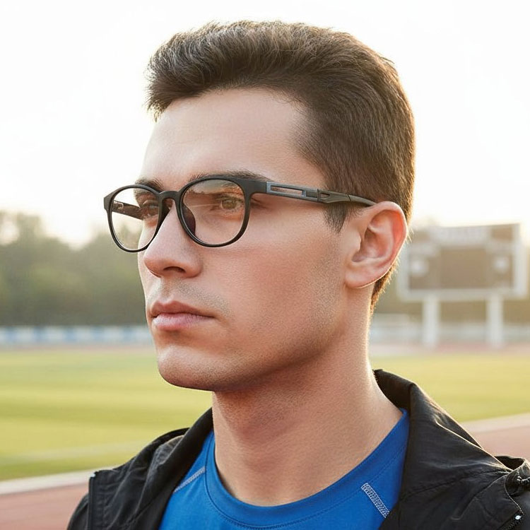 Eterlens GRAVITY｜9.6g 包み込み型TRスポーツスタイル｜ランニング・バスケット用メガネ