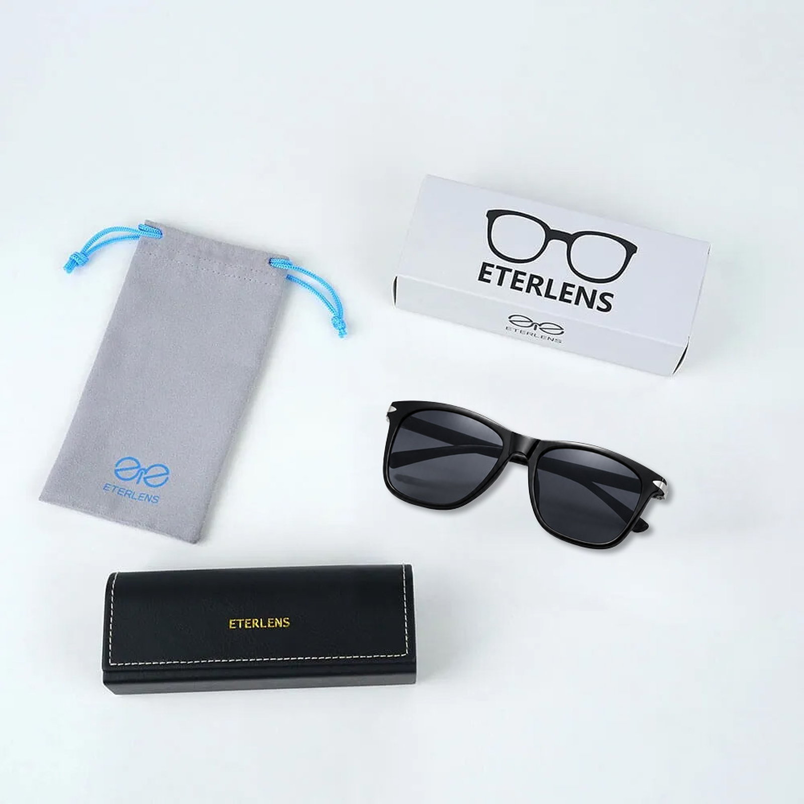 ビッグフレーム遠近両用多機能老眼鏡 | Square SunReader | Eterlens