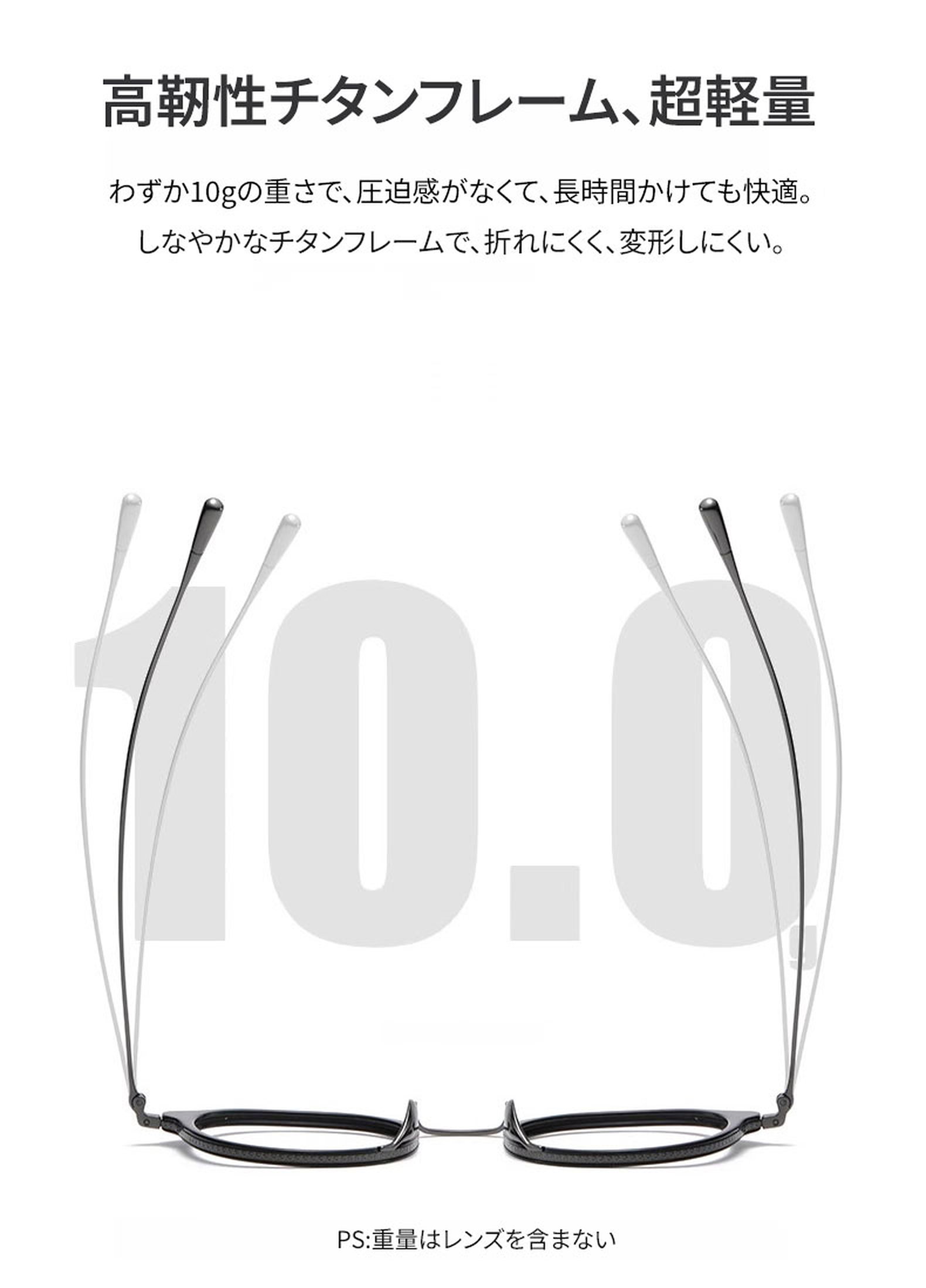 CROWN | 10g 超軽量チタンスプラウトパットメガネ | 匠の技が光る一本 | Wellington RxReady 商品説明画像 4