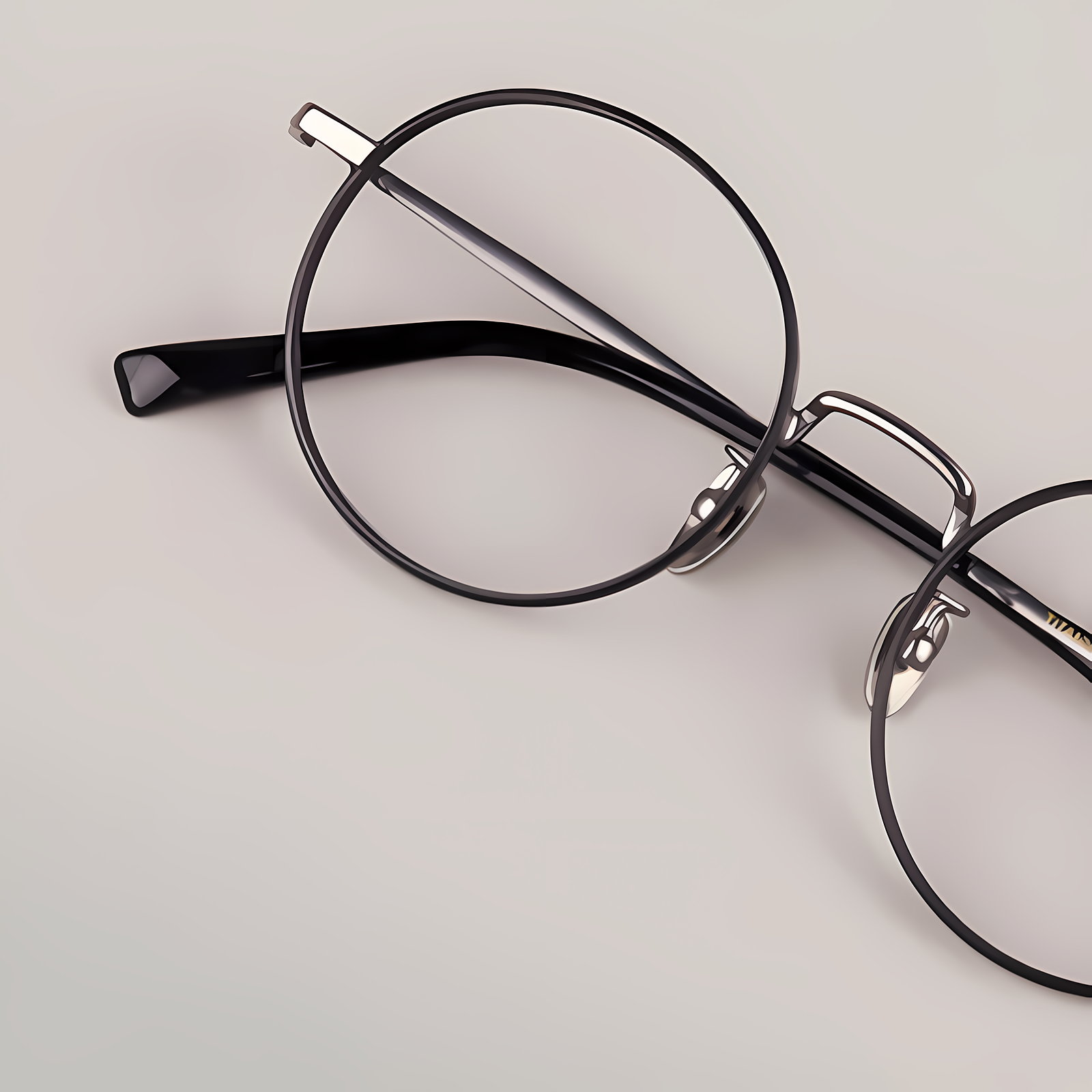 Eterlens | レトロな超軽量チタン製ラウンドフレームメガネ | 匠の技を