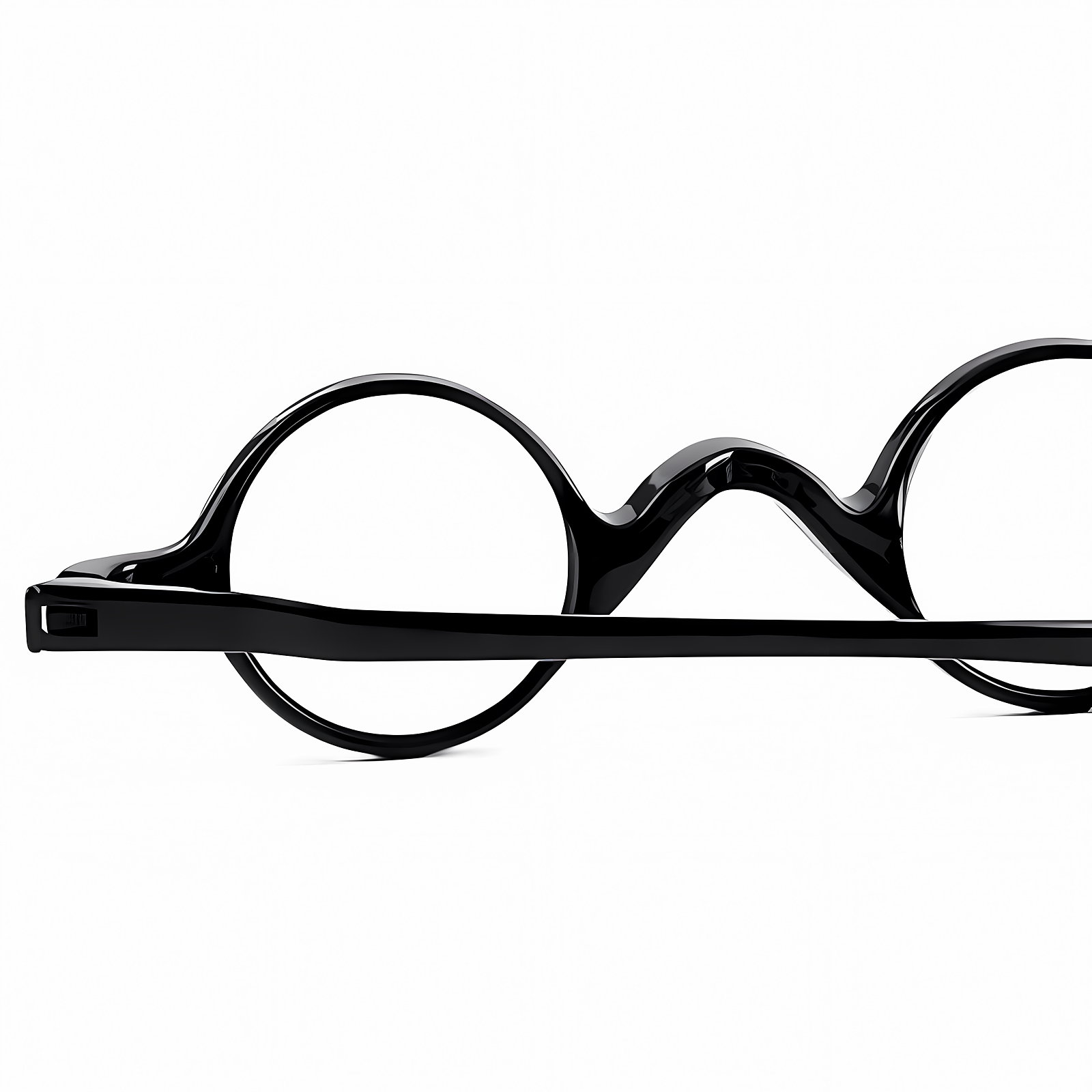 Eterlens｜高弾性TR素材 レトロ風ラウンド型メガネ│わずか11gの軽量設計、顔を挟まず│アジア人の顔立ちに合わせた設計│近視・遠視・乱視・老眼用レンズに対応