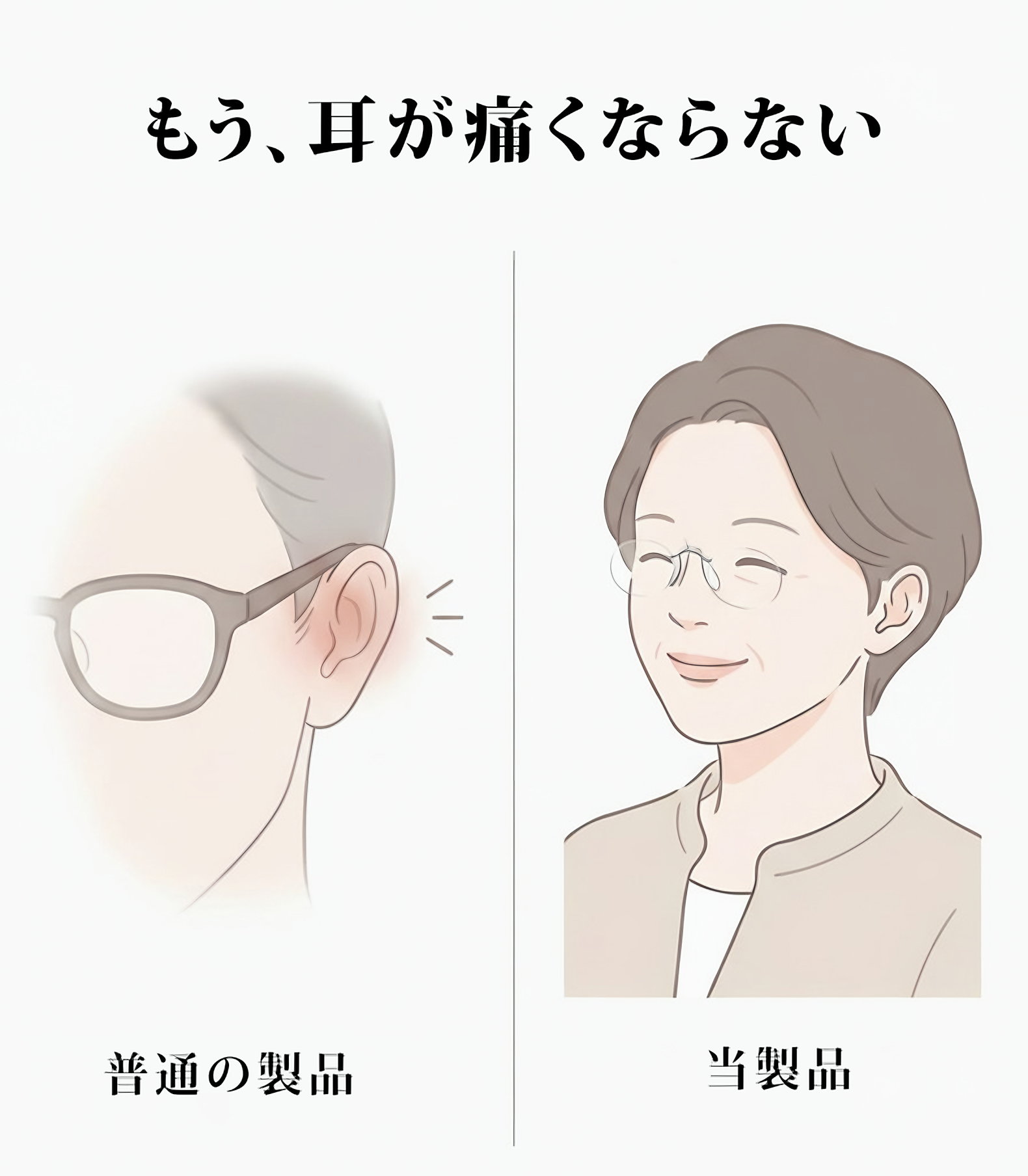 【財布に収まる・テンプルなし】Eterlens ノーズクリップ リーディングミラー｜超軽量シリコン素材｜持ち運び便利｜ユニセックス 商品説明画像 10