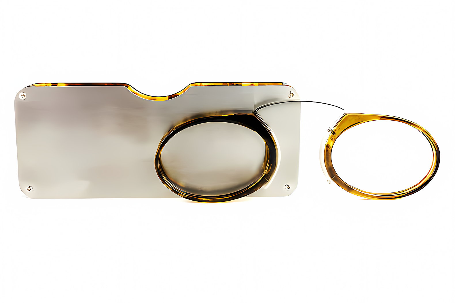 期間限定【1点買うともう1点無料】【財布サイズ・耳を圧迫しない】Eterlens | TR90製ノーズクリップ【Pocket-Air】| テンプルレス| 極薄型デザイン | 携帯性No.1&hellip; 商品説明画像 30