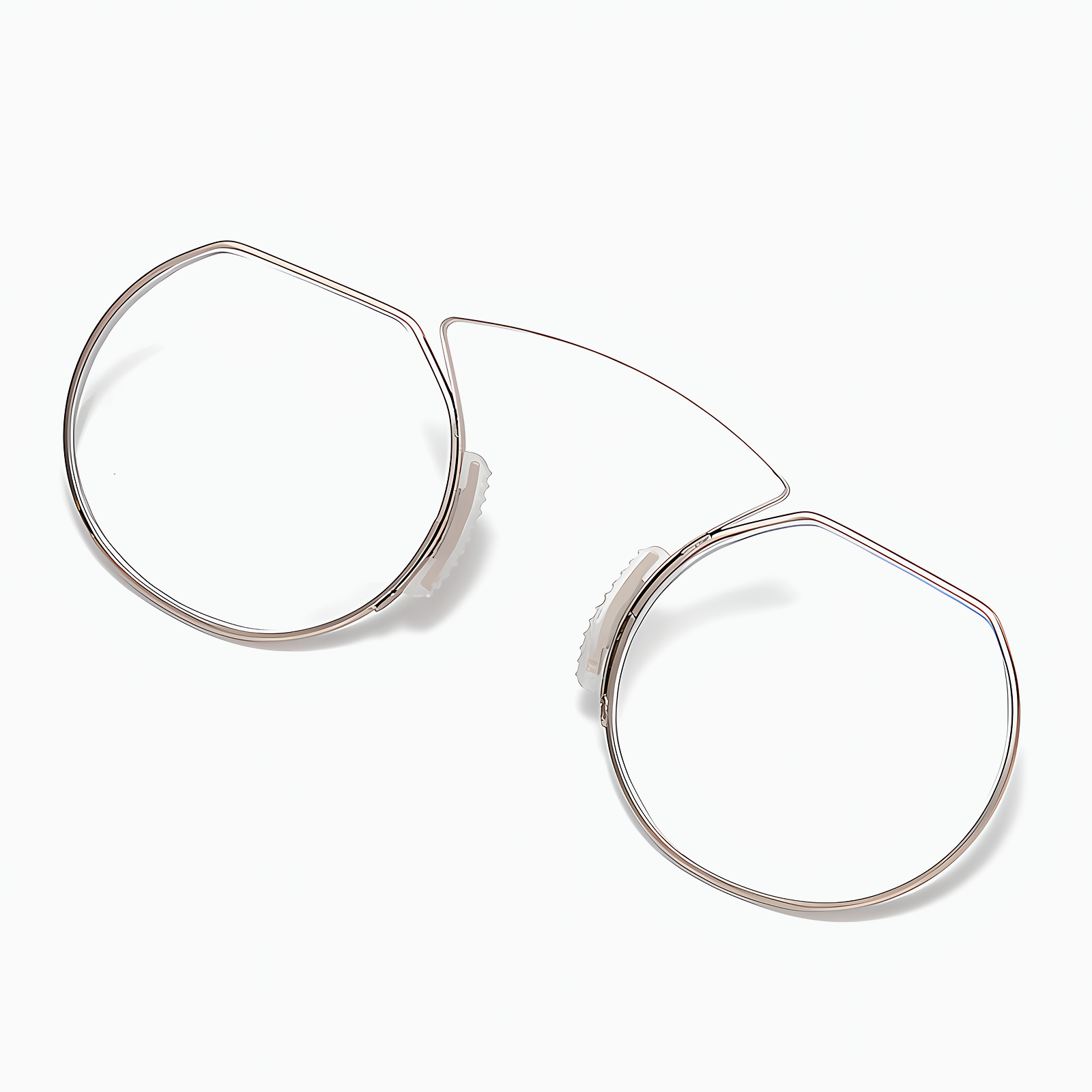 鼻に挟むタイプ ブルーライトカット|耳掛けのないメガネ老眼鏡 | Rimless FoldLite - 商品画像 8/8