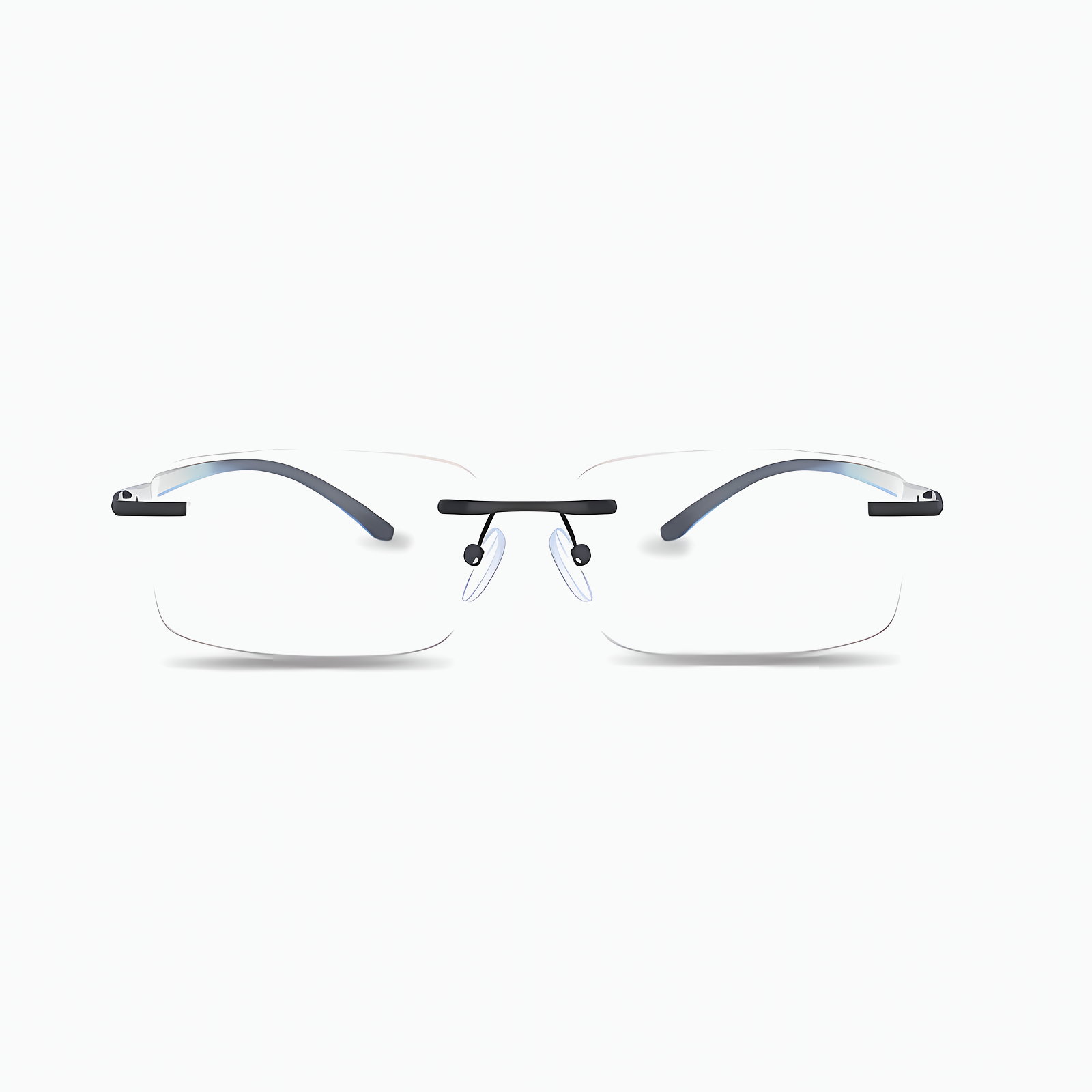 【究極の超軽量設計・1本で3役】Eterlens ゼロ・フレックス 遠近両用 調光メガネ | 付けていることを忘れる超軽量設計 | ツーポイント | ブルーライトカット 老眼鏡 おしゃれ - 商品画像 1/6 (Rimless Progre
