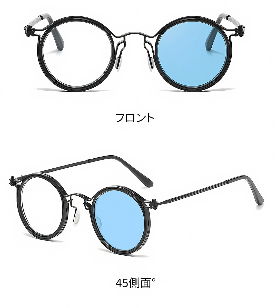 【調光機能・遠近両用】Eterlens |レトロな鯖江風 | サンドイッチ構造のフレーム |クラシックレトロ 小顔効果 |スマート調光 | 近くも遠くもこれ一本| 2色展開 商品説明画像 15