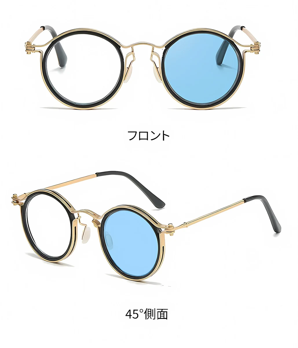【調光機能・遠近両用】Eterlens |レトロな鯖江風 | サンドイッチ構造のフレーム |クラシックレトロ 小顔効果 |スマート調光 | 近くも遠くもこれ一本| 2色展開 商品説明画像 17