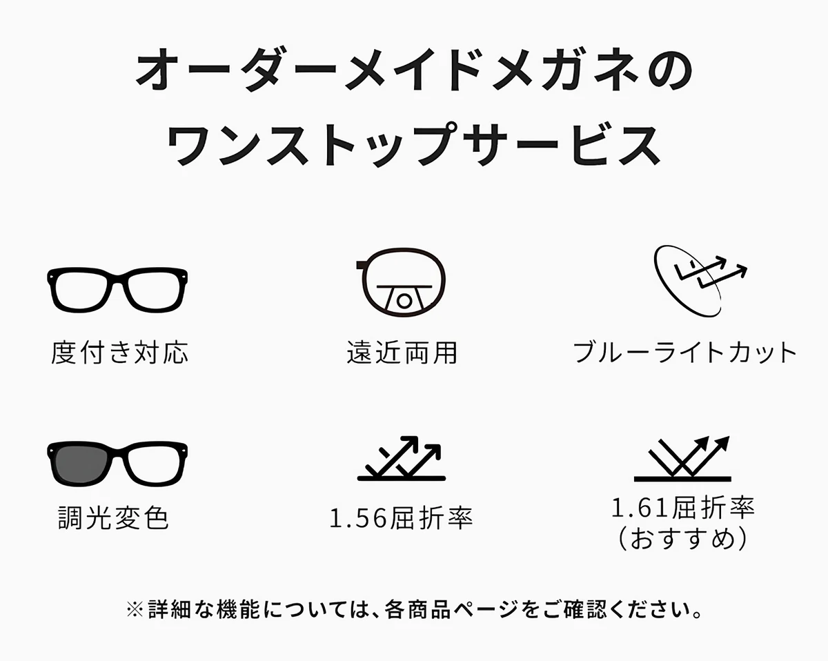 【極細リム・都会的なスクエア型】Eterlens メガネ 度付き対応 老眼鏡 おしゃれ | 柔軟 チタンフレーム | スーツに合う・シャープな印象に 商品説明画像 11