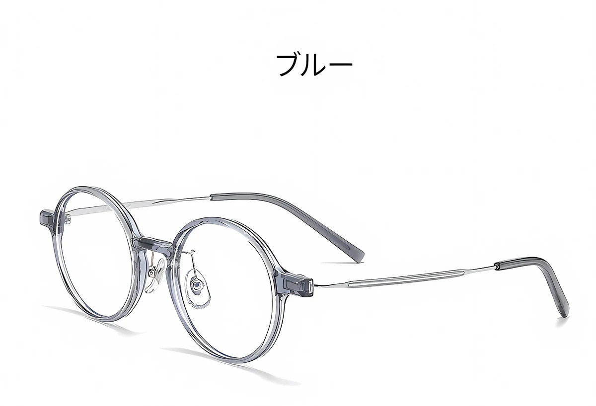 Eterlens 時の円環コレクション｜9.2g セミチタンキーホールブリッジデザイン | レトロで高級感のあるメガネ 商品説明画像 11