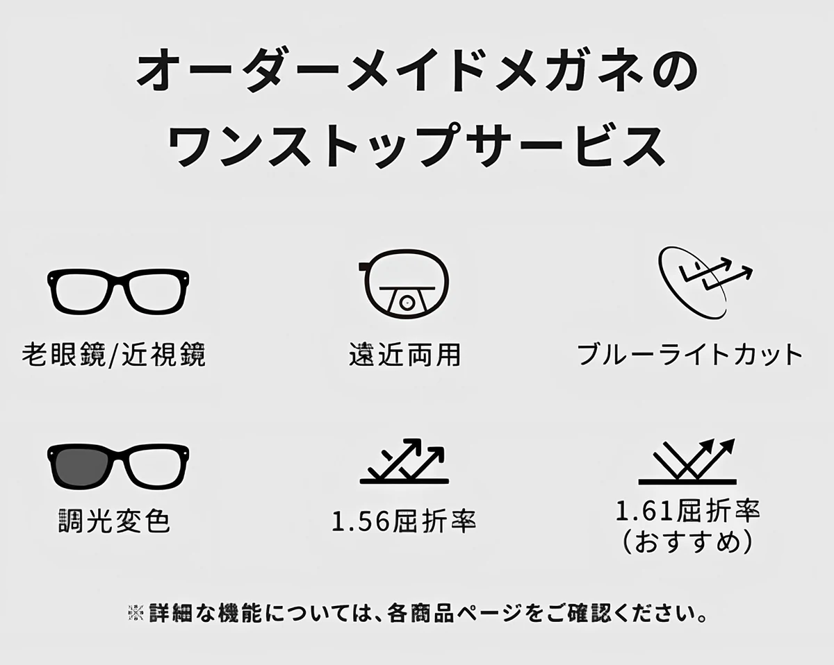 CROWN|16.3g 高級感のある超軽量チタンビジネススタイルメガネ|レトロスタイル | Boston RxReady 商品説明画像 9
