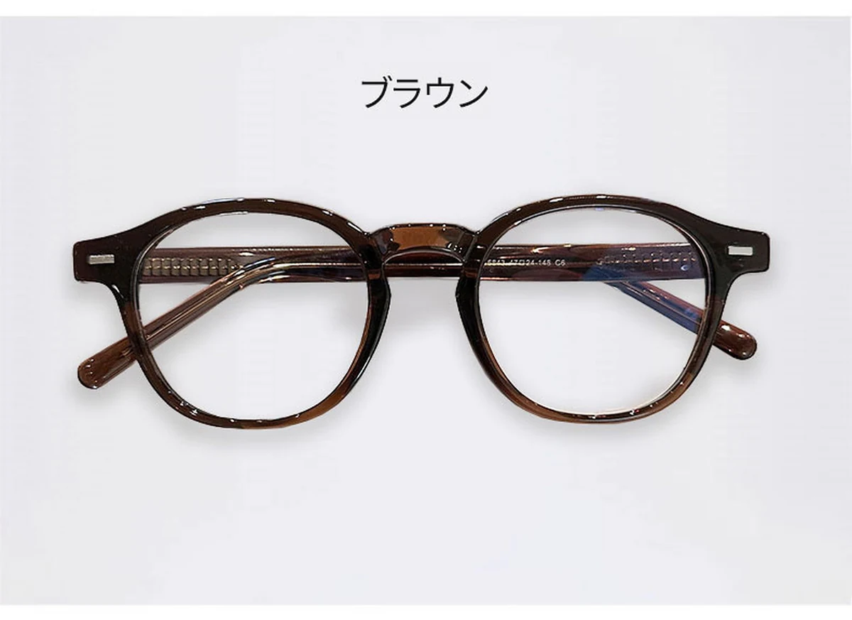 【匠仕上げ・芯張りテンプル】Eterlens 度付きメガネ|高密度アセテート|上質でクラシックなボストン型|超軽量・高耐久・おしゃれ 商品説明画像 19