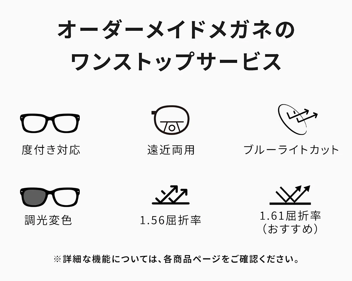 【上質な光沢・クラウンパント】Eterlens 度付きウェリントンメガネ | 17.5g軽量アセテートフレーム | 個性的デザイン・小顔効果・おしゃれメガネ 商品説明画像 10
