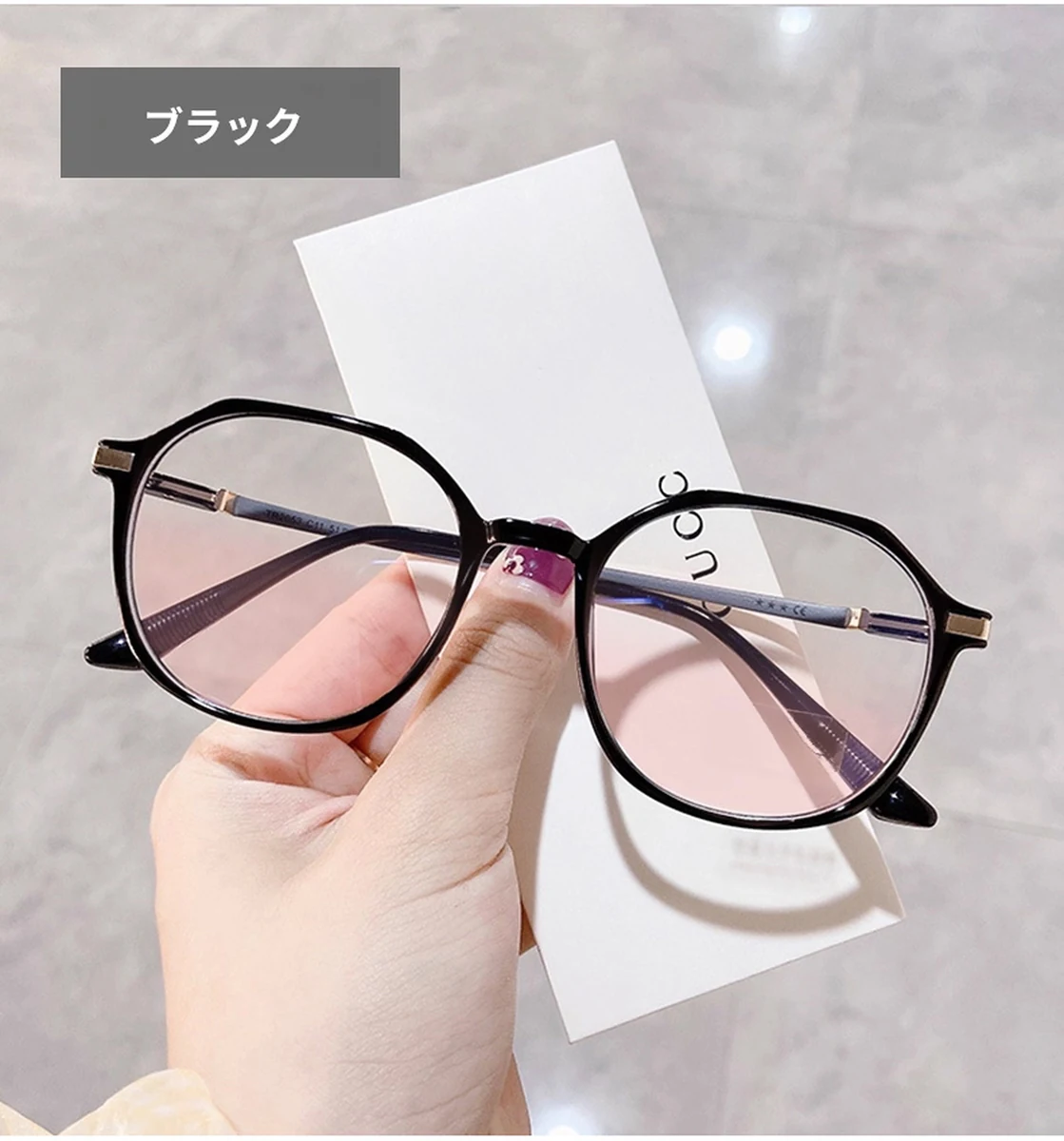 【ピンク系ライトレンズ・すっぴん美人】Eterlens 11g レディース メガネ |TR90×メタル軽量フレーム|血色感アップ・顔まわりをすっきり見せる印象の女性専用設計 商品説明画像 9