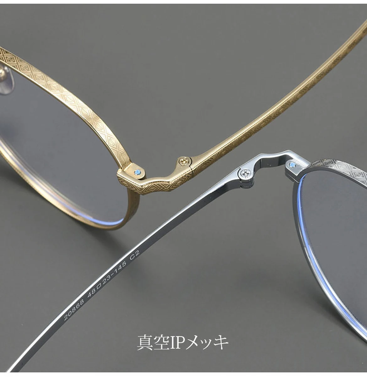 【小顔効果・超軽量】Eterlens 度付き対応 メガネ おしゃれ ボストン型 | 9.8g超軽量チタンフレーム | 知的なボストン・ユニセックス 商品説明画像 7