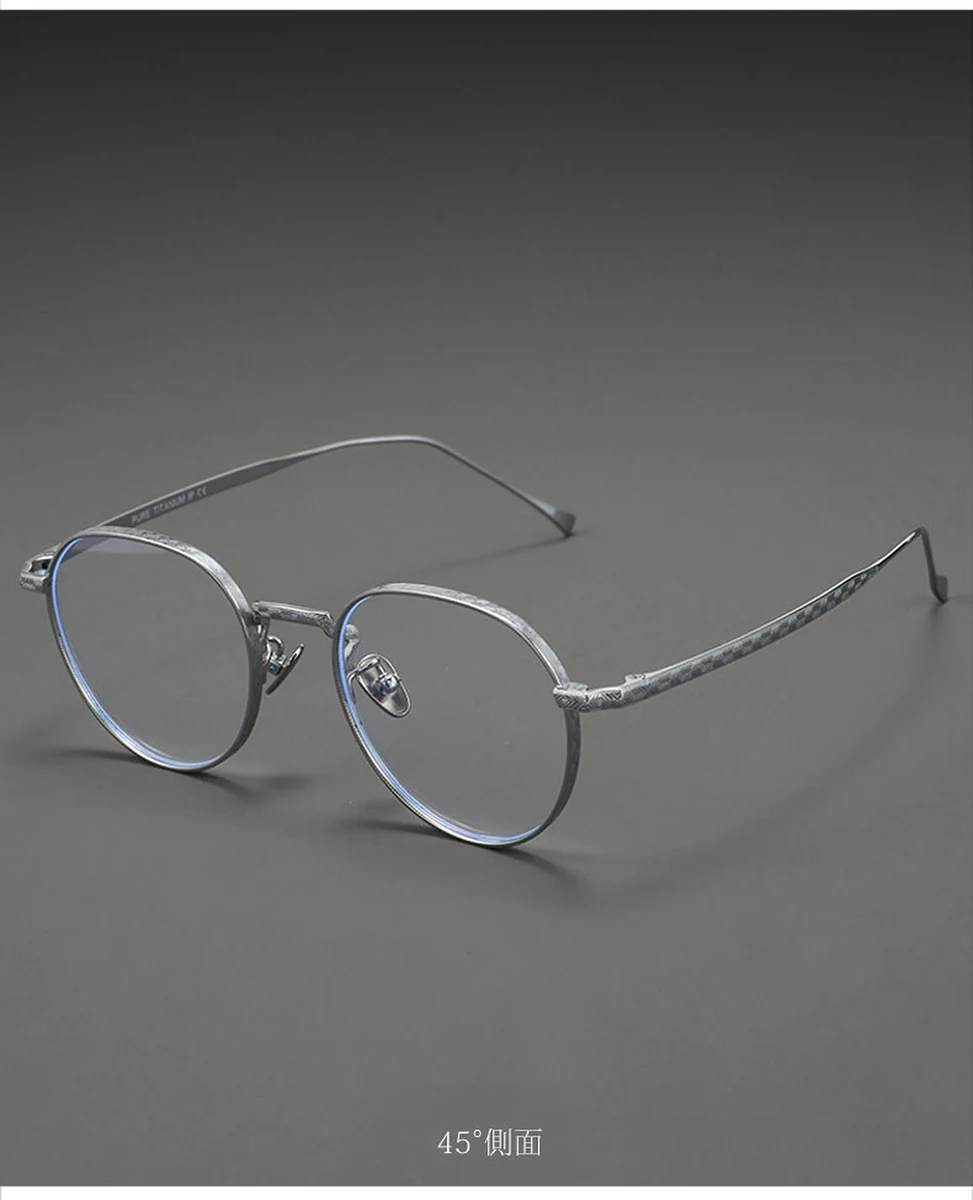 【小顔効果・超軽量】Eterlens 度付き対応 メガネ おしゃれ ボストン型 | 9.8g超軽量チタンフレーム | 知的なボストン・ユニセックス 商品説明画像 18