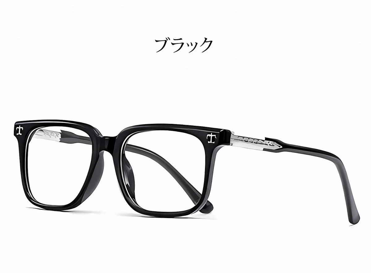 【調光・遠近両用】Eterlens 色が変わる老眼鏡|大きなスクエア型|芯張りテンプル|アセテート|ブルーライトカット 紫外線対策 ユニセックス 商品説明画像 13