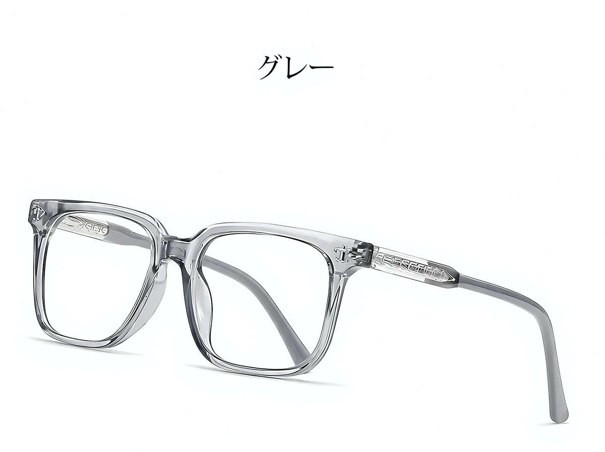 【調光・遠近両用】Eterlens 色が変わる老眼鏡|大きなスクエア型|芯張りテンプル|アセテート|ブルーライトカット 紫外線対策 ユニセックス 商品説明画像 15
