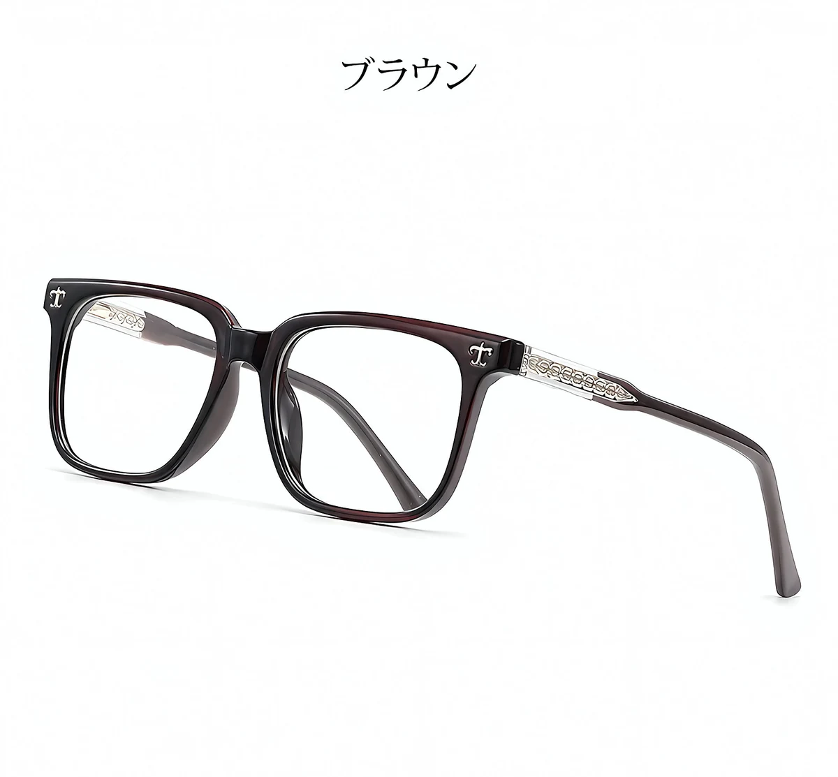 【調光・遠近両用】Eterlens 色が変わる老眼鏡|大きなスクエア型|芯張りテンプル|アセテート|ブルーライトカット 紫外線対策 ユニセックス 商品説明画像 16