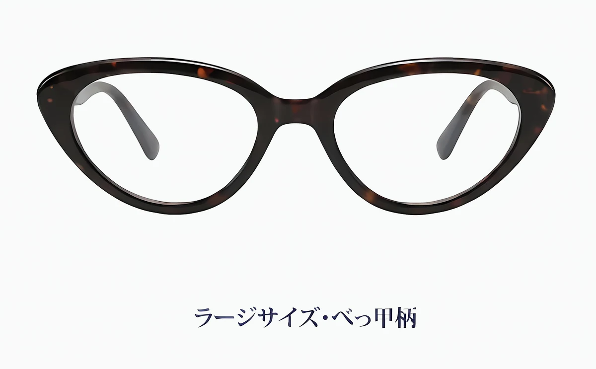 [NEW]【小顔効果・メガネ】ETERLENS | フェイスライン補整「フォックス型」 | リフトアップ | 軽量 アセテート 大人可愛い 度付き 商品説明画像 17