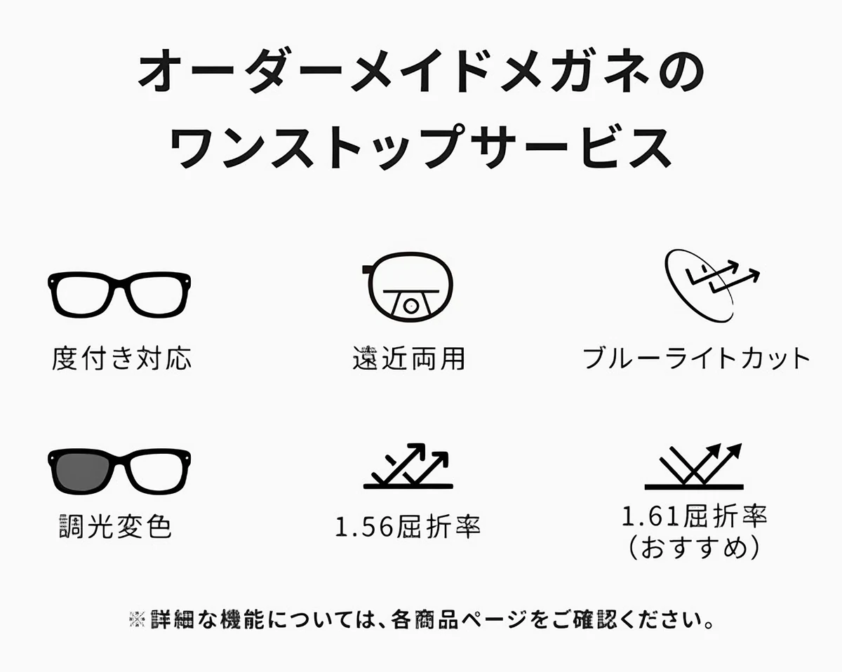【小顔効果・ミニマルデザイン】Eterlens 度付きメガネ クラウンパント | 13.4g超軽量アセテート&times;チタン | 洗練されたヴィンテージ調・男女兼用 商品説明画像 12