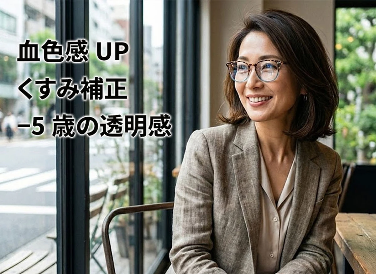 【遊び心あふれる】Eterlens 老眼鏡 "アクア・ディップ" | 定番のべっ甲柄をカラーで遊ぶ | ブルーライトカット バネ丁番 ウェリントン メンズ レディース 商品説明画像 16
