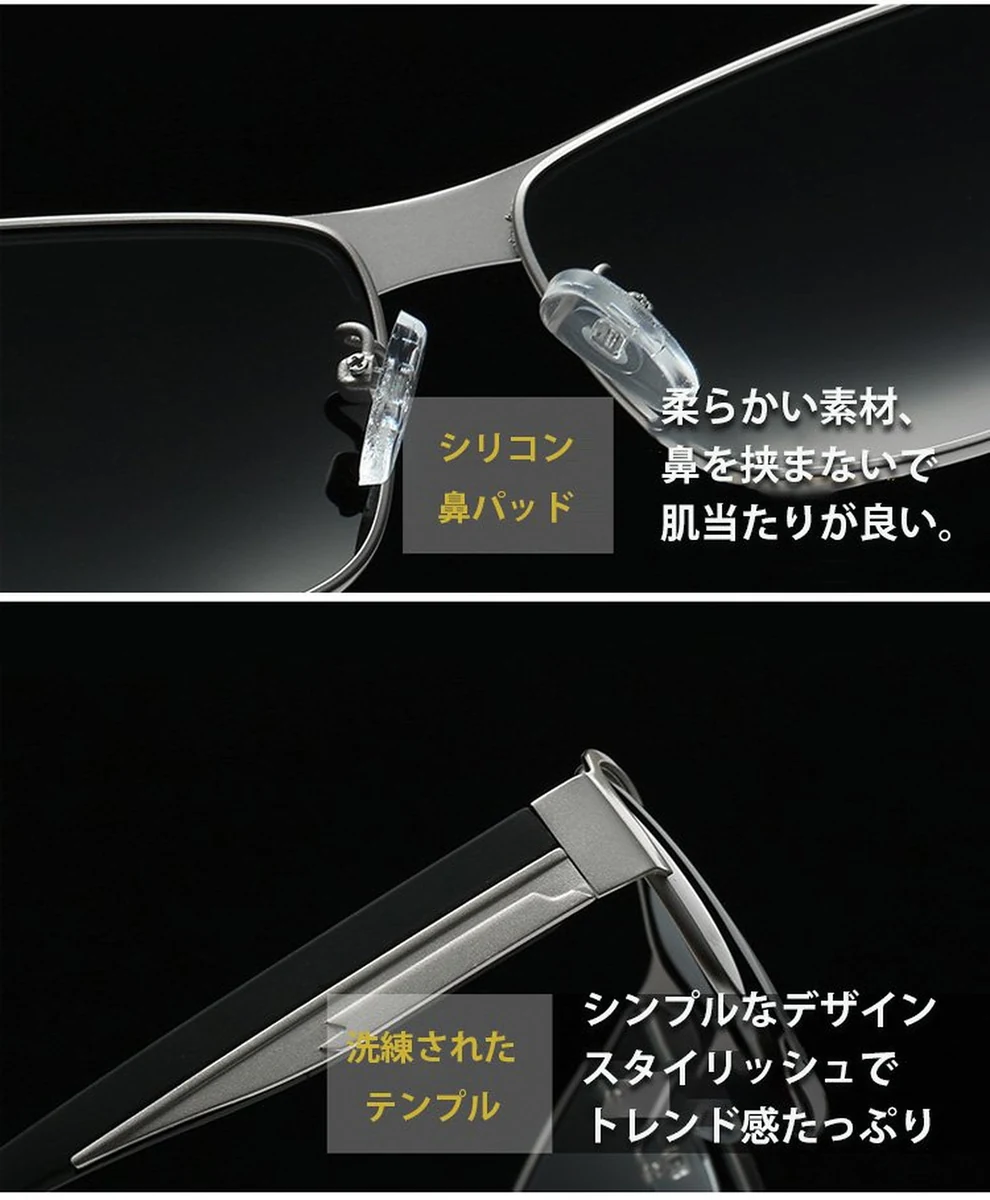 Eterlens【昼夜兼用偏光サングラス】昼夜兼用、多機能、目に優しい、アクセサリー、紫外線対策 商品説明画像 11