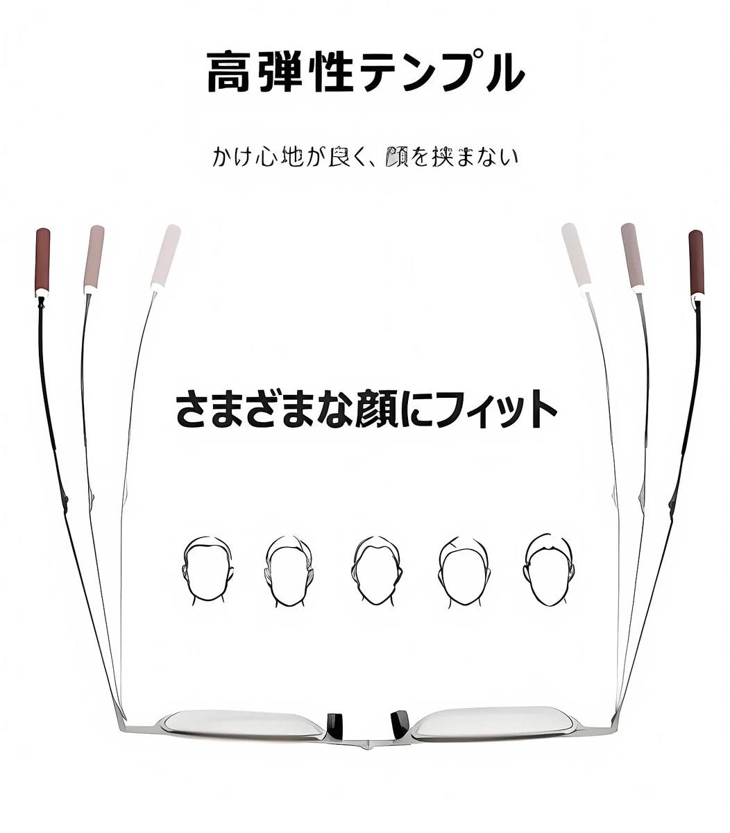ドイツの精密技術 ビジネス用老眼鏡 | Square FoldLite 商品説明画像 12