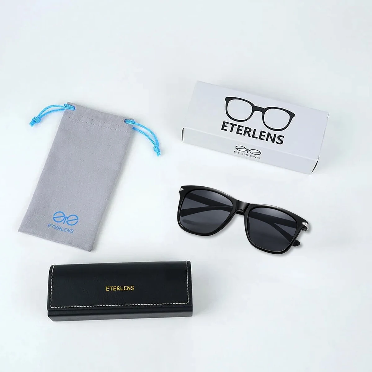 ビッグフレーム遠近両用多機能老眼鏡 | Square SunReader | Eterlens