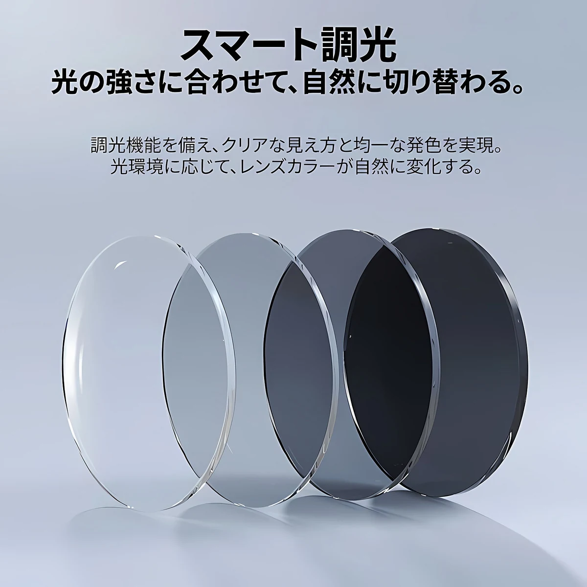 多機能アイウェア | 日常使い用メガネ | Round Progressive | Eterlens