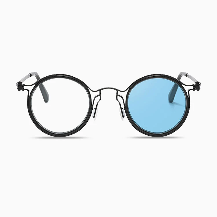 【調光機能・遠近両用】Eterlens |レトロな鯖江風 | サンドイッチ構造のフレーム |クラシックレトロ 小顔効果 |スマート調光 | 近くも遠くもこれ一本| 2色展開