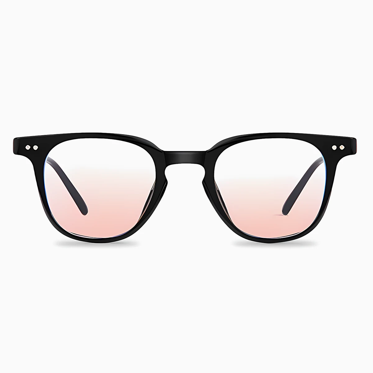 顔映りアップ付き キーホールブリッジ｜ブルーライトカット｜おしゃれで若く見える老眼鏡 | Square BlueGuard - 商品画像 1/7