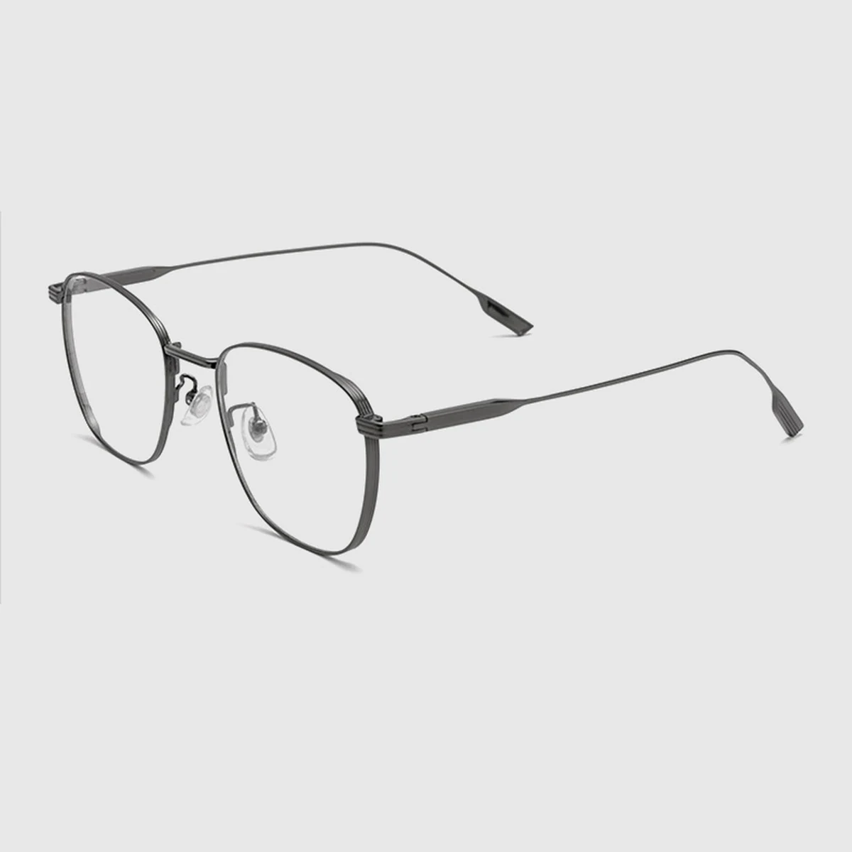 【多角形・ハーフチタン】Eterlens 12.7g メガネ おしゃれ 度付き対応 | 知性が際立つ幾何学デザインフレーム | 軽量・ビジネス・ユニセックス - 商品画像 9/16 (Wellington RxReady)