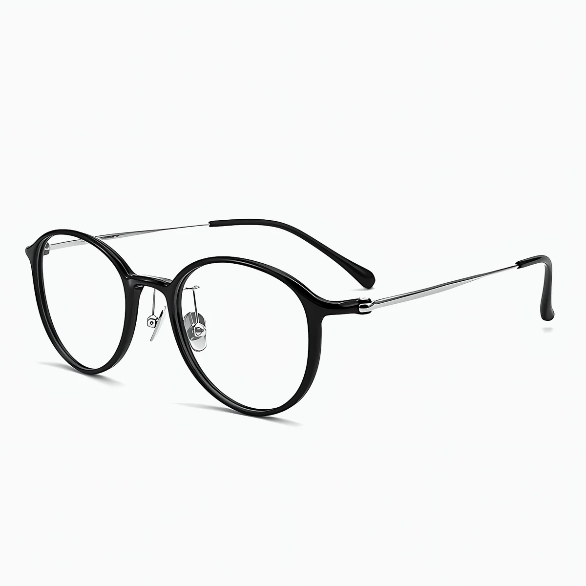 【時の円環・超軽量】Eterlens 7g メガネ 度付き対応 おしゃれ 丸メガネ | 透明感のあるグレー・ボストン | 金属アレルギー対応・ユニセックス - 商品画像 1/16 (Boston RxReady)