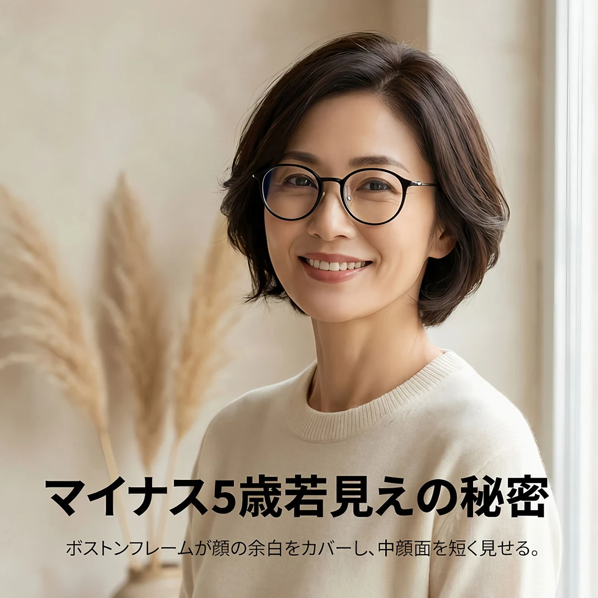 【時の円環・超軽量】Eterlens 7g メガネ 度付き対応 おしゃれ 丸メガネ | 透明感のあるグレー・ボストン | 金属アレルギー対応・ユニセックス - 商品画像 4/16 (Boston RxReady)