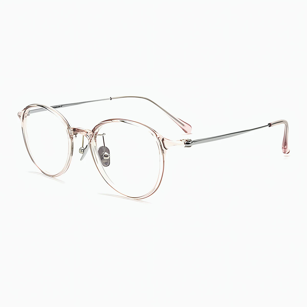 【時の円環・超軽量】Eterlens 7g メガネ 度付き対応 おしゃれ 丸メガネ | 透明感のあるグレー・ボストン | 金属アレルギー対応・ユニセックス - 商品画像 13/16 (Boston RxReady)