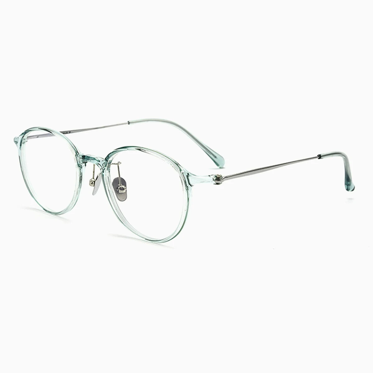 【時の円環・超軽量】Eterlens 7g メガネ 度付き対応 おしゃれ 丸メガネ | 透明感のあるグレー・ボストン | 金属アレルギー対応・ユニセックス - 商品画像 15/16 (Boston RxReady)