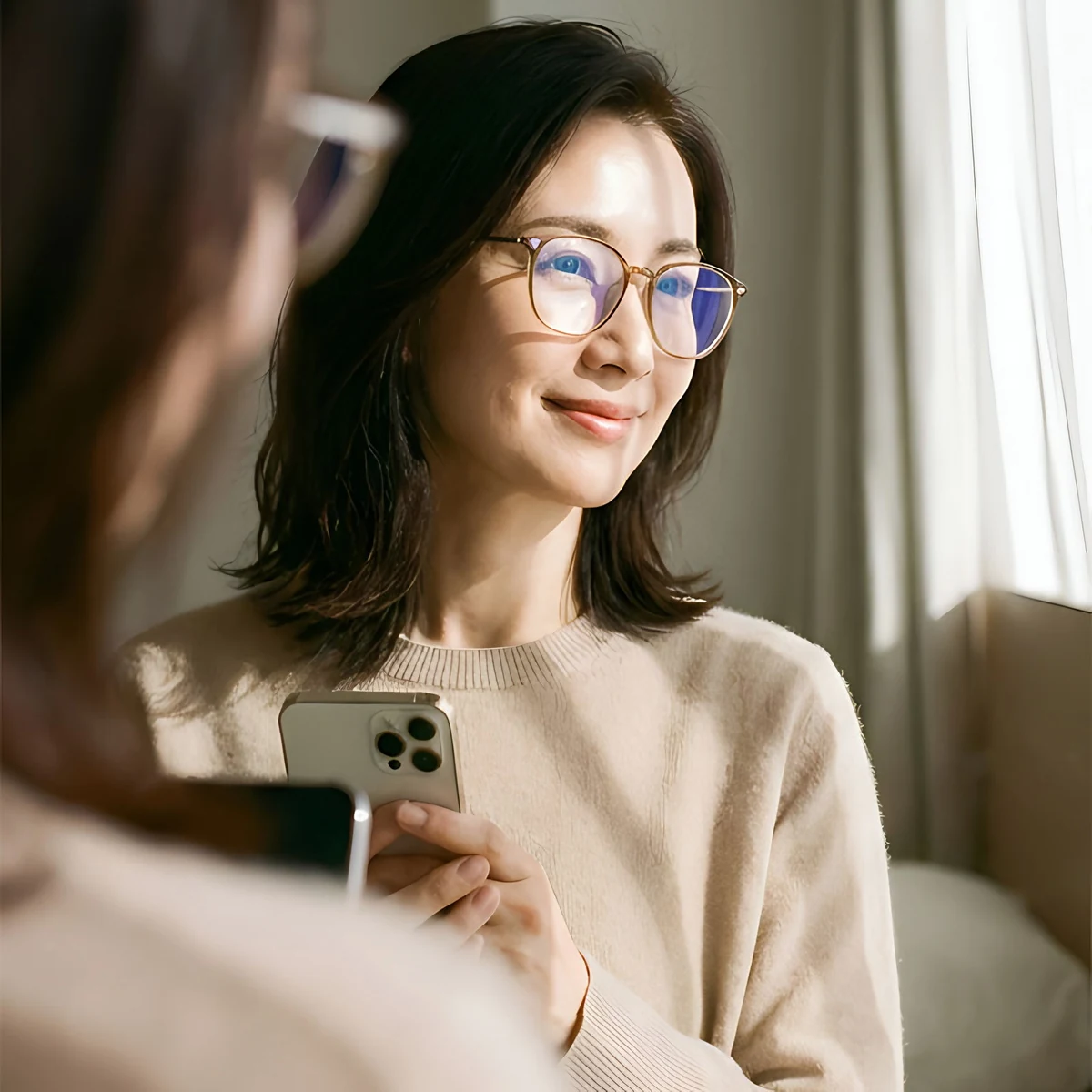 【不動のベストセラー・極細メタル】Eterlens 11.7g メガネ 度付き おしゃれ ラウンド | 洗練されたミニマリズム・純チタン | 男女兼用・知的・軽量 - 商品画像 3/13 (Boston Progressive)