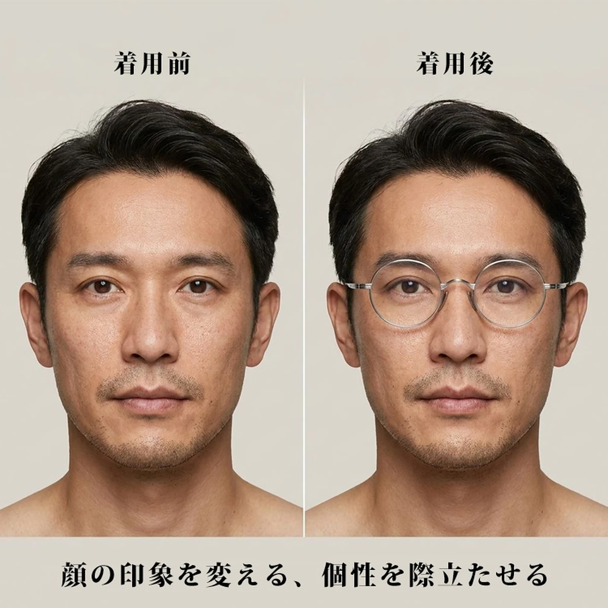 【時の円環・8.8g耐衝撃】Eterlens 職人魂が宿る『刻』コレクション | 純チタン製 極細レトロラウンド | 掛けていることを忘れる軽さ|度付き対応メガネ