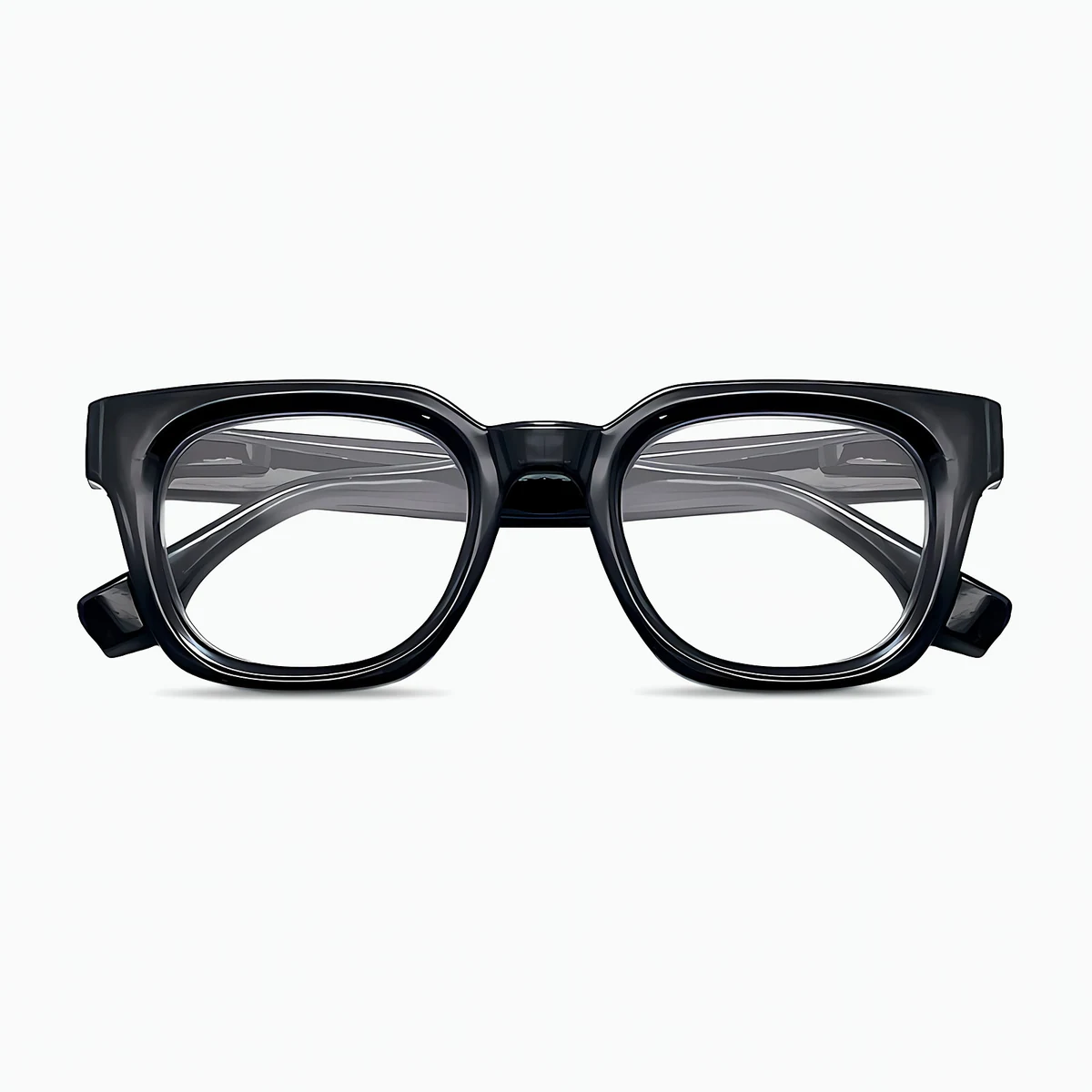ETERLENS | 小顔効果・超軽量TR | 水墨画風ビッグフレーム | 快適な見え心地 | おしゃれ 老眼鏡
