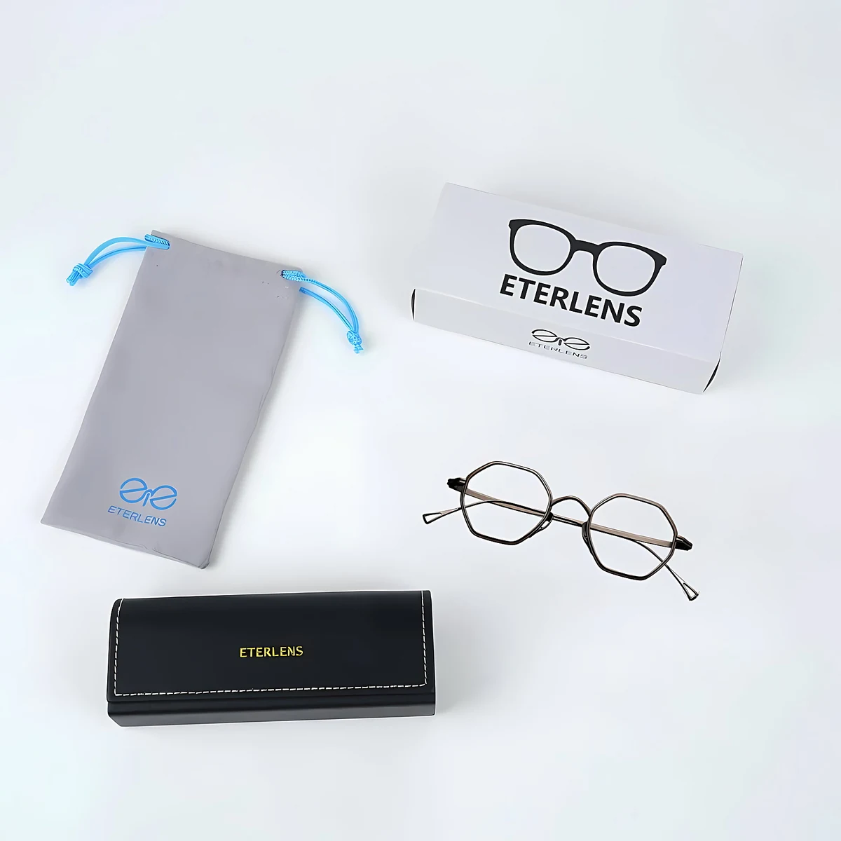 Eterlens | 9.2 g βチタンフレーム【AXIS-8】| 精密工学が生んだオクタゴンデザイン | 仕事中の所作に、静かな品格を | 近視・乱視・老眼 カスタム対応