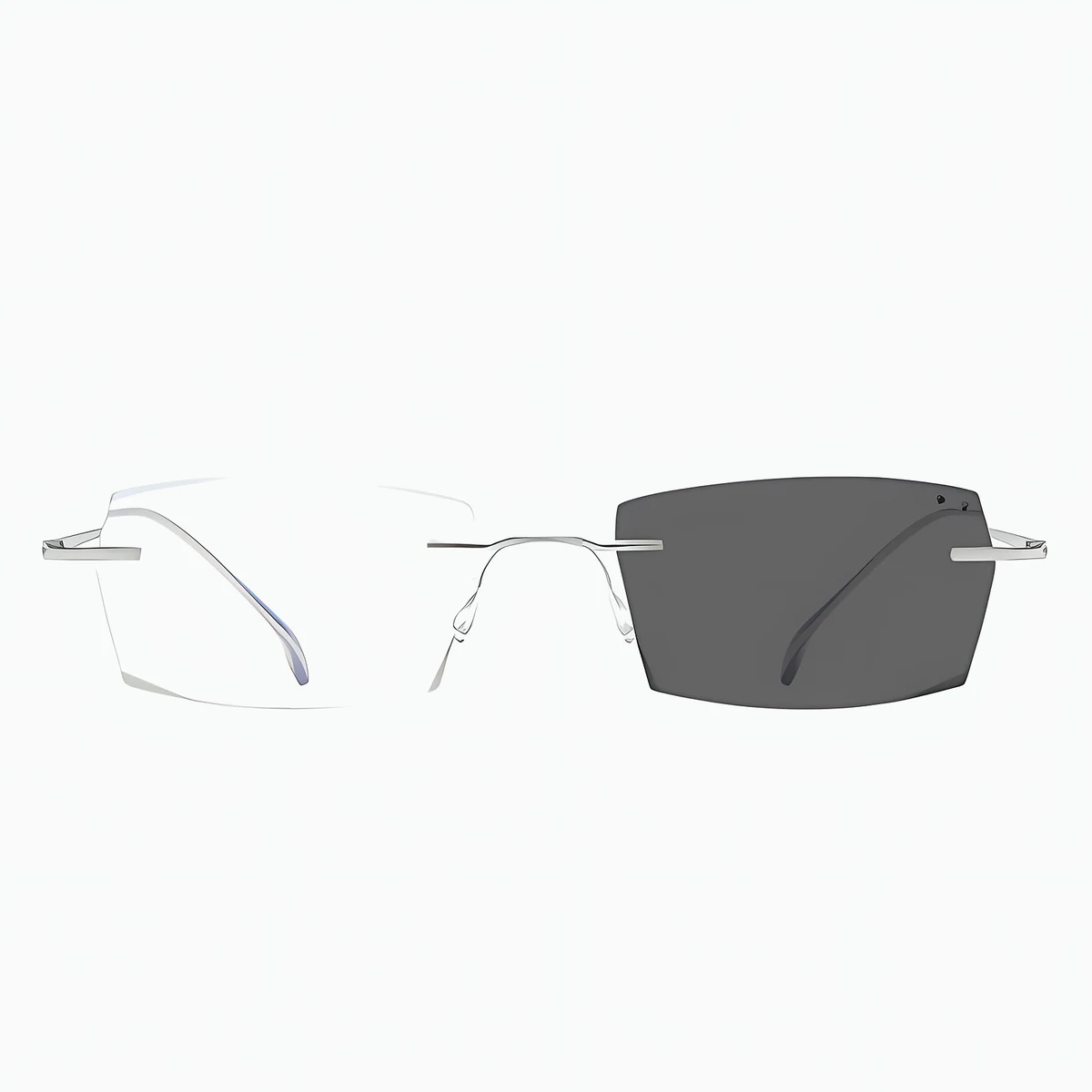 ツーポイントリムレス老眼鏡｜調光ブルーライトカット｜エレガントで控えめ | Rimless Photo - 商品画像 1/6