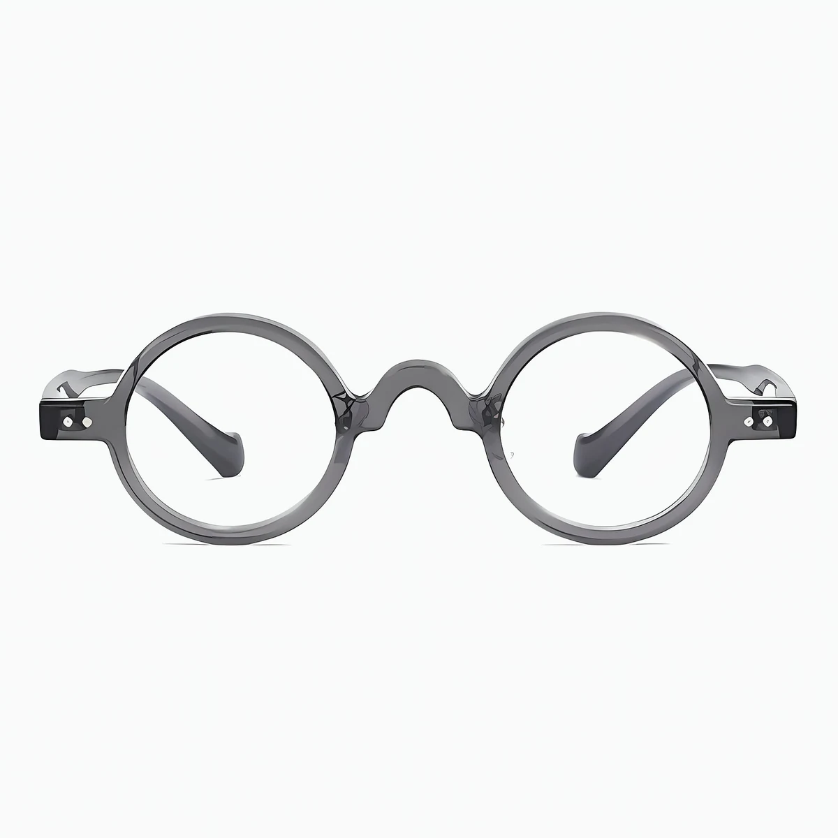 【超軽量14.6g・時の円環】Eterlens | 柔軟TR素材・極小ラウンド【Fashion-Round】| 鼻が痛くならない | アーティストの品格 メガネ |ストリート・ファッション - 商品画像 10/10 (Round RxRea