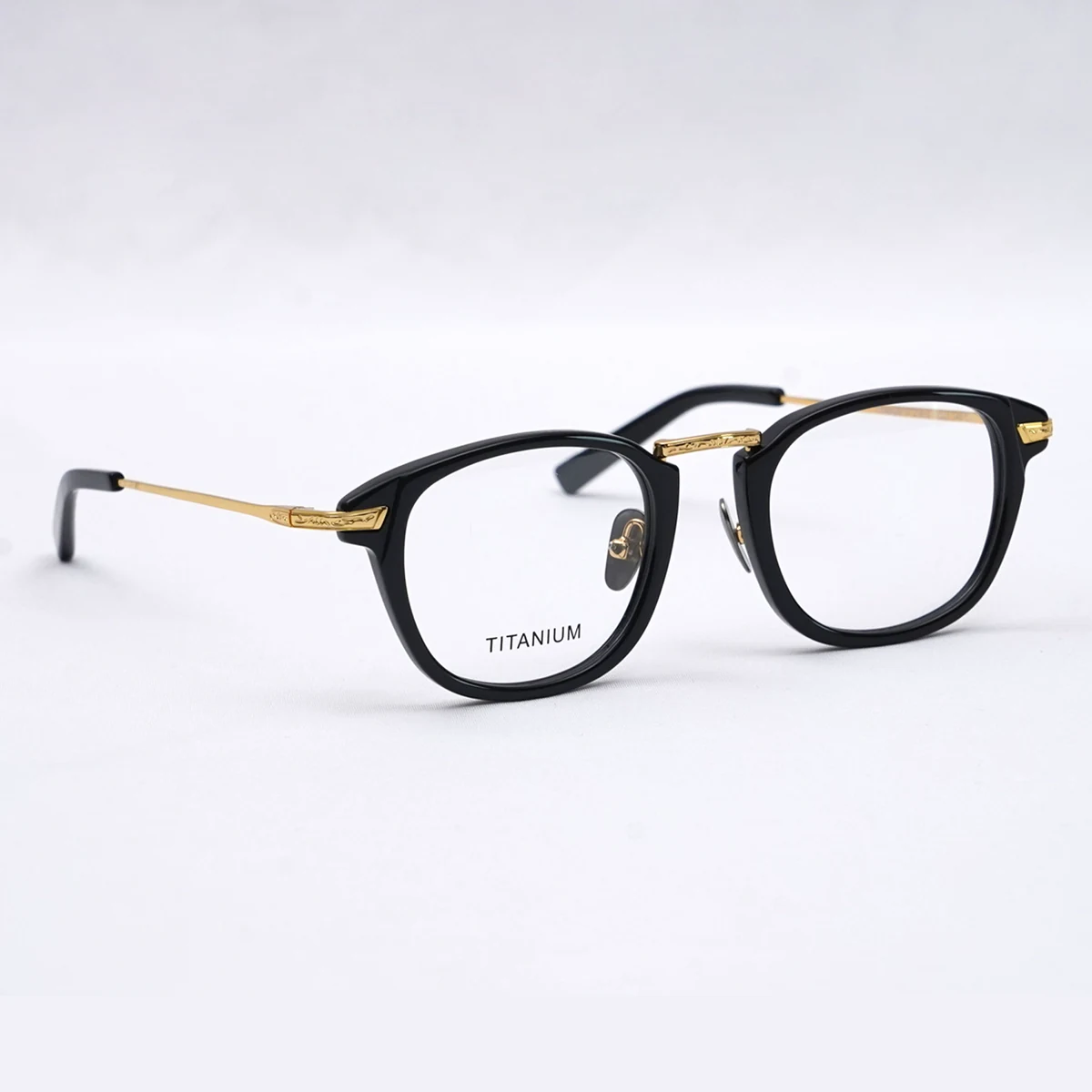 【デザイナーズ・上品見え】Eterlens 15g メガネ おしゃれ スクエア | 洗練されたメタルテンプル装飾 | 軽量・快適な掛け心地 | 度付き対応・男女兼用 商品画像 5