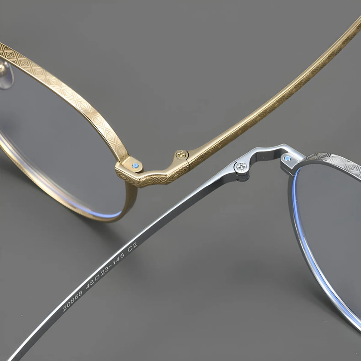 【小顔効果・超軽量】Eterlens 度付き対応 メガネ おしゃれ ボストン型 | 9.8g超軽量チタンフレーム | 知的なボストン・ユニセックス - 商品画像 6/12 (Boston RxReady)