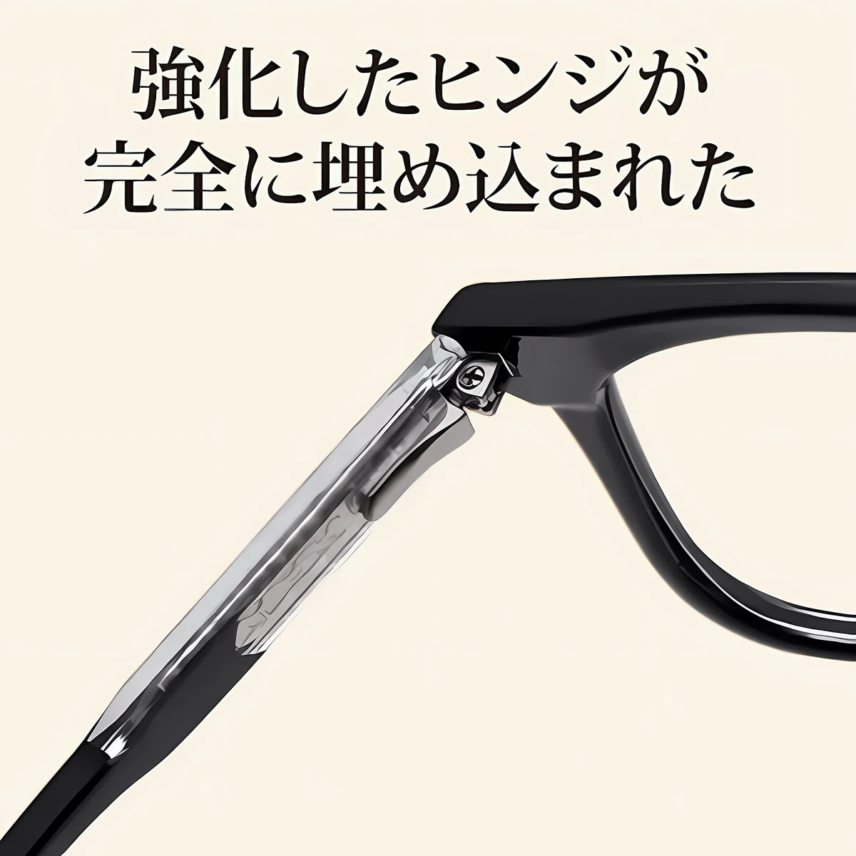 【調光・遠近両用】Eterlens 色が変わる老眼鏡｜大きなスクエア型｜芯張りテンプル｜アセテート｜ブルーライトカット 紫外線対策 ユニセックス