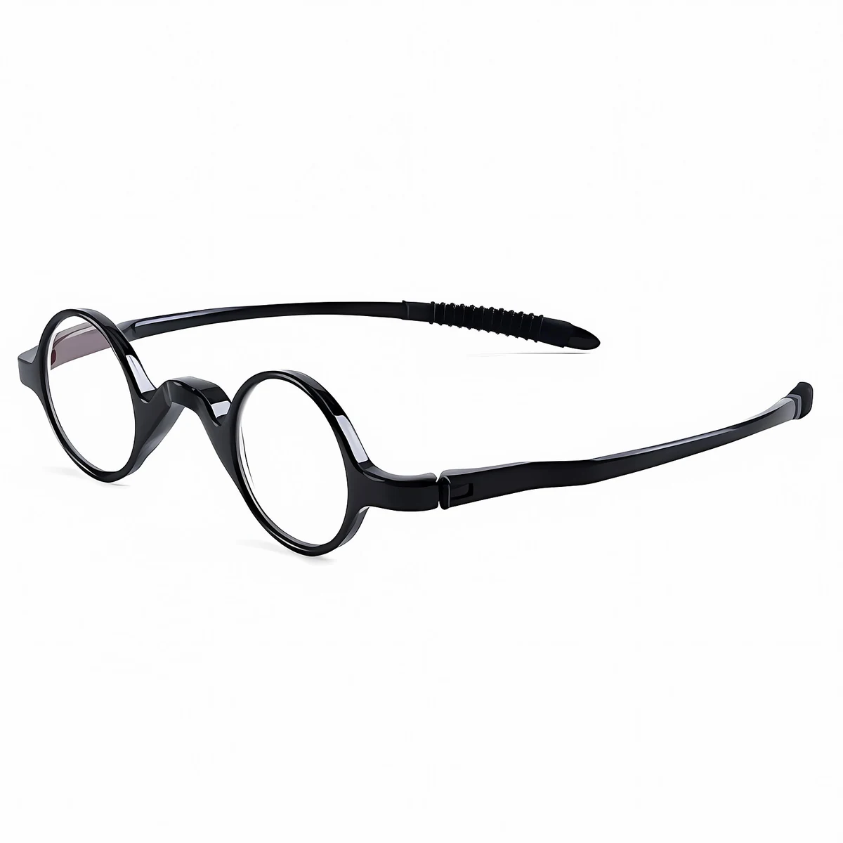 【締め付けゼロ・11g】Eterlens | 弾力性TR・レトロ丸メガネ【Flex-Round】| アジアンフィット設計| 顔を挟まない| 老眼鏡 | 知的な雰囲気