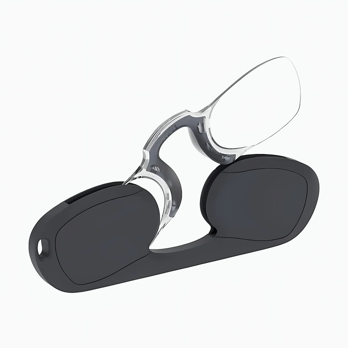 【財布に収まる・テンプルなし】Eterlens  ノーズクリップ リーディングミラー｜超軽量シリコン素材｜持ち運び便利｜ユニセックス - 商品画像 1/20 (Rimless FoldLite)
