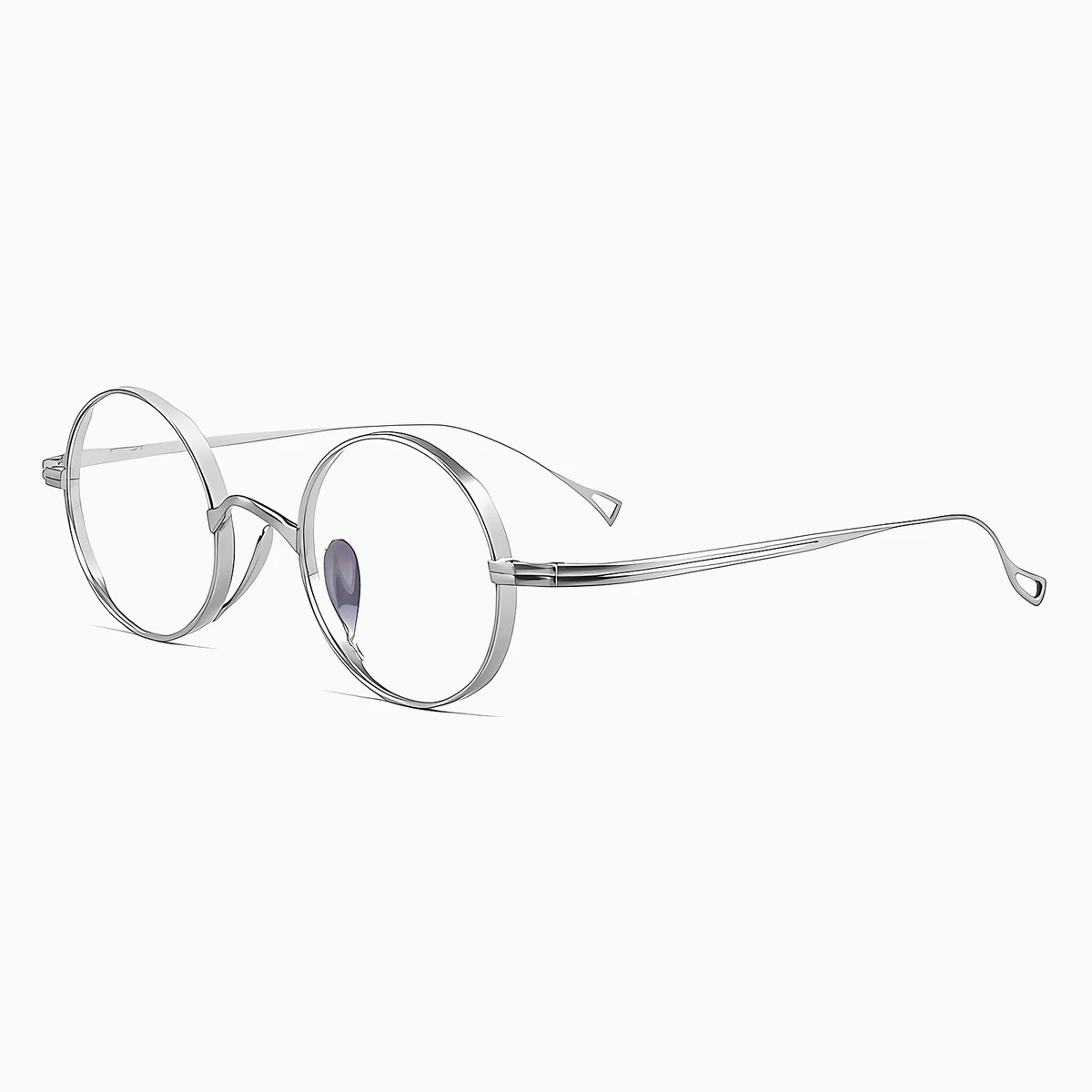 Eterlens KL 時の円環コレクション『刻』｜8.8g 超軽量のチタン製レトロラウンドメガネ｜度付き可能｜匠の技が光る一本 - 商品画像 11/11 (Round RxReady)