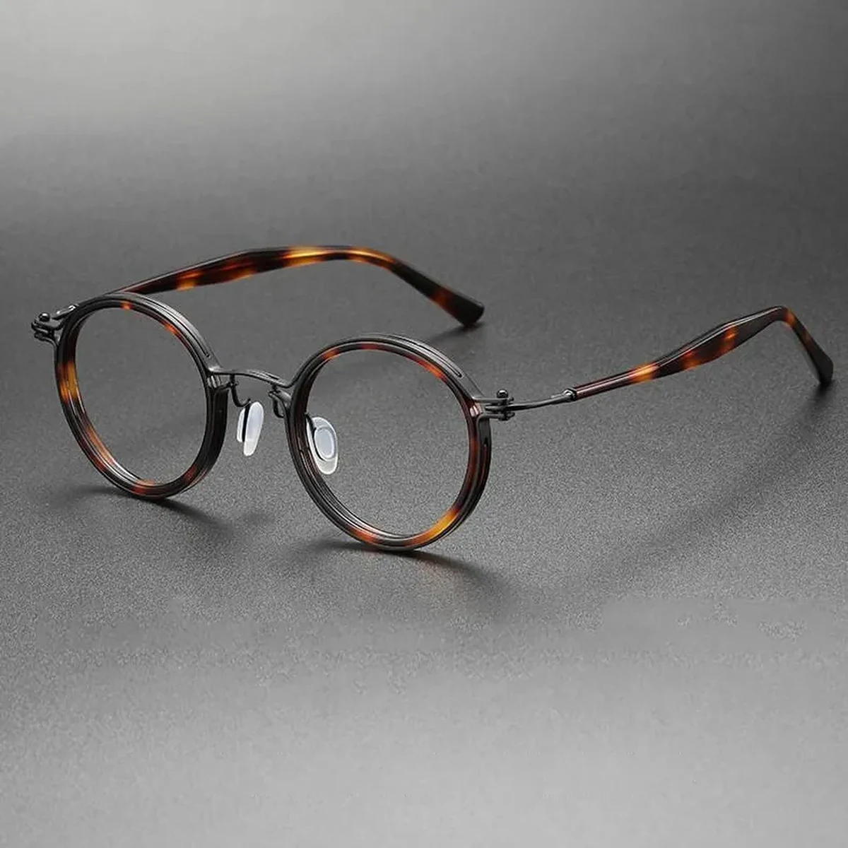 【鯖江風・14.7g超軽量】Eterlens 老眼鏡 おしゃれ 丸メガネ Retro-Classic 14 | 純チタン製 遠近両用 調光対応 | 度付き対応可能・匠の仕上がり - 商品画像 14/16 (Boston Progressiv