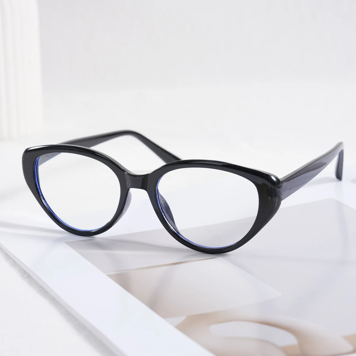 【リフトアップ効果・一番人気】Eterlens レディース フォックス型 リーディンググラス｜小顔見え｜エレガント｜ブルーライトカット
